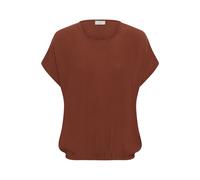 T-shirt femme KAFFE Amber Stanley Marron 34