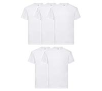 T-shirt Fruit of the Loom à col rond - F140, 5 / 10 / 15 / 20 pièces - Multicolore - XX-Large