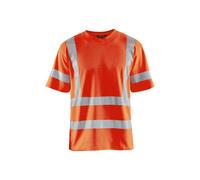 T-shirt haute visibilité col V anti-UV Blaklader Orange XL