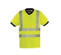T-shirt haute visibilité Coverguard Yard Col V - Jaune XXL