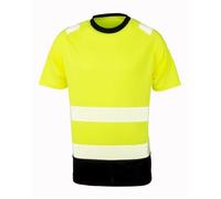 T-shirt haute visibilité sécurité ECORESPONSABLE - R502X - jaune fluo L