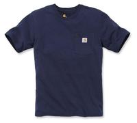 T-shirt manches courtes WORKWEAR POCKET TM navy - CARHARTT - S1103296412M