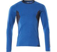 T-shirt, manches longues bleu azur/bleu noir, taille XS ONE MASCOT 18381-959-91010