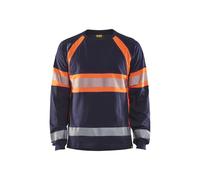 T-shirt manches longues haute visibilité Blaklader Bleu 3XL
