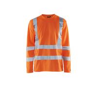 BLAKLÄDER® Herren Warnschutz-Langarmshirt 3381 orange Größe M