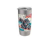 T-shirt Peace to All Riders Ride for Unity & Brotherhood Freedom Gobelet isotherme en acier inoxydable double paroi