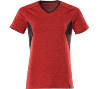 T-shirt rouge trafic chiné/noir, taille S ONE MASCOT 18092-801-20209
