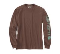 T-shirt Sleeve Logo Manches Longues - Marron B86 - CARHARTT - EK231 XL