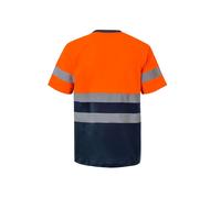 T-shirt technique bicolore haute visibilitÃ© Velilla Orange 2XL