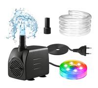 T-SUNUS Pompe Submersible pour Aquarium 15 W, Ultra-Silencieuse Avec Protection Contre La Surchauffe, 800 L/h 180-240 V, Adaptée Aux Fontaines, Jardins, Baignoires et Bassins