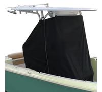 T-Top Housse de console centrale pour bateau, tissu Oxford de qualité marine, protection contre la poussière imperméable avec fermeture éclair robuste, convient pour un périmètre de base en T jusqu'à