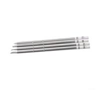 T12 Soldering Tips Set 4pcs JS02 pour kf B BC3 Metal T12 Soldering | 4 distinct shapes: JS02, pour kf, B, BC3; versatile for varied soldering tasks; metal construction; quick swap design