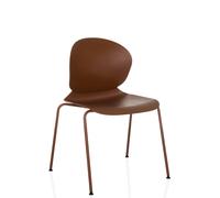 T36 VI - Chaise à quatre pieds Brun rouge