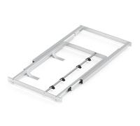 T60 - 1200 mm Chassis pour table extensible, Extraction totale, plaque de 79 cm, 2 extensions fixes ou en livre de 50 cm
