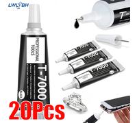 T7000 colle noire réparation écran Mobile colle étanche bijoux artisanat colle liquide Super fort adhésifs polyvalent bricolage colle T7000 50ML