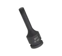 TA-VIGOR Douille à triple cannelure carrée à impact, douille à clé M11 (11 mm), embouts en acier CR-MO de qualité supérieure, embout de 78 mm de long pour perceuses à percussion ynamométrique,