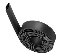TA-VIGOR Gaine Thermorétractable 20 mm - Taux de Rétraction 2:1 - Isolation Électrique, Protection Câbles et Fils - Longueur 7 Mètres - Noir