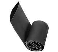 TA-VIGOR Gaine Thermorétractable 70 mm - Taux de Rétraction 2:1 - Isolation Électrique, Protection Câbles et Fils - Longueur 1 Mètres - Noir