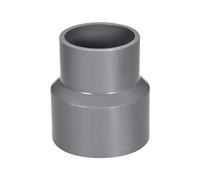 TA-VIGOR Hub de raccord réducteur en PVC - 50 mm x 63 mm - Adaptateur de raccord de tuyau - Gris - Réducteur de conduit - Raccord de tuyau pour la construction d'approvisionnement en eau