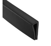 TA-VIGOR Joint en U en PVC noir - Pour bord de 2,5 à 3,5 mm de long - Longueur : 3 m