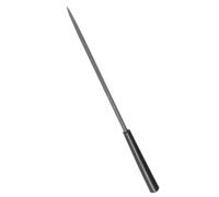 TA-VIGOR Limes aiguilles rondes en acier 3 mm x 140 mm | Dents à double coupe, longueur de limage de 63 mm, poignées en plastique antidérapantes pour façonner le métal