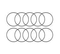 TA-VIGOR - Lot de 10 Joints Toriques en Nitrile (NBR) - 57 mm Ø Extérieur / 50 mm Ø Intérieur / 3,5 mm Épaisseur - Joints d'Étanchéité Métriques pour Tuyaux, Robinets, Automobile et Plomberie