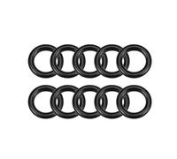 TA-VIGOR - Lot de 10 Joints Toriques en Nitrile (NBR) - 8 mm Ø Extérieur / 4 mm Ø Intérieur / 2 mm Épaisseur - Joints d'Étanchéité Métriques pour Tuyaux, Robinets, Automobile et Plomberie