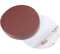TA-VIGOR Lot de 15 disques abrasifs PSA de 125 mm, grain 80, 12,7 cm, disques abrasifs auto-adhésifs en oxyde d'aluminium pour ponçage du bois, de la peinture, du plastique et du métal