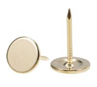 TA-VIGOR Lot de 150 punaises à tête plate résistantes, punaises décoratives pour mur, tableau en liège et tableau d'affichage - punaises pour meubles de 11 mm x 17 mm pour la maison, le bureau et