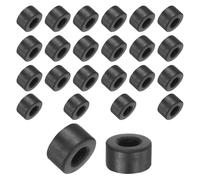 TA-VIGOR Lot de 24 entretoises en caoutchouc 12 mm de diamètre extérieur x 6 mm de diamètre intérieur x 7 mm de hauteur - Blocs et coussinets en caoutchouc anti-vibrations pour la maison, la voiture