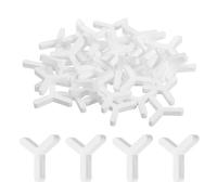 TA-VIGOR Lot de 300 entretoises hexagonales en forme de Y pour carrelage mural et sol - 3 mm - Pour installation hexagonale en céramique et porcelaine - Outils de carrelage réutilisables - Blanc