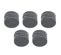 TA-VIGOR Lot de 50 disques de ponçage humides et secs de 25 mm, grain 80, 2,5 cm, papier abrasif électrostatique en carbure de silicium pour plantation