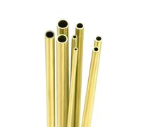 TA-VIGOR Lot de 8 tubes ronds en laiton - 2 mm, 2,5 mm, 3 mm, 3,5 mm, 4 mm, 4,5 mm, 5 mm, 5,5 mm x 0,5 mm - Épaisseur de paroi : 300 mm - Pour maison, réfrigérateur