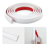 Taaizau Garniture de moulure murale à décoller et à coller, bande flexible pour cadre de miroir, cimaise, protection murale et décoration de maison (3m x 2,7cm)