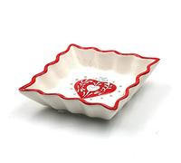 Tabac du Bassigny Coupelle Carrée Ondulée Coeur Alsacien- Bord Rouge