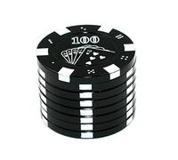 Tabac du Bassigny Grinder Jeton de Poker Noir