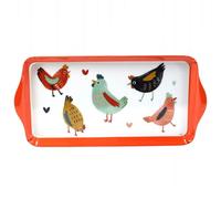 Tabac du Bassigny Plateau de Service Poules Blédine 30 cm