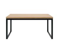 Table 160x90 cm chene - noir