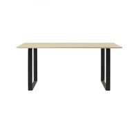 Muuto Table à manger 70/70 170x85 cm Oak veener-Plywood-Black