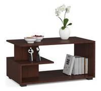 Table à café AKORD table basse PIN Wengé 90 cm couleur Wengé 90x51x45 cm Wengé G