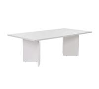Table basse en bois "Sabin" 119 x 60 x 40 cm - Blanc