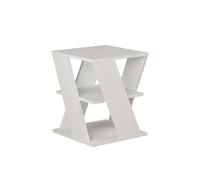 Toilinux - Table à café Cyclo 55 cm - Blanc - Cyclo Blanc G