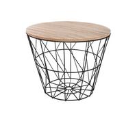 - Table à café filaire Kumi - Diam. 38 cm - Noir - Kumi
