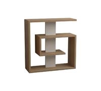Table à café Saly 57 cm - Chêne et Blanc