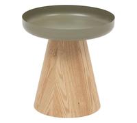 Atmosphera Table d'appoint Hercyna vert de gris D. 40 cm