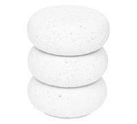 Table à café Table d'appoint Totem en Magnésie Effet terrazzo D 35 cm - Atmosphera