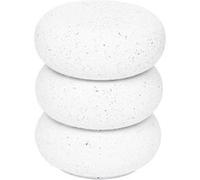 Table d’appoint ""Stoneto"" blanc 43x35x35cm - Atmosphera Créateur d'intérieur