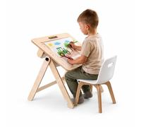 Table à dessin et tableau 2-en-1 pour enfant avec rouleau de papier, pliable - leg&go