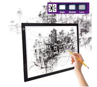 Table à dessin - HOMEWELL - YIPEEMA - A3 - 47x34.5x0.5CM - LED ajustable