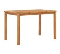 vidaXL Table de jardin à manger 120x70x77 cm teck massif